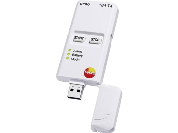 testo 0572 1844 184 T4 Temperatur-datalogger Mål Temperatur -80 til +70 °C