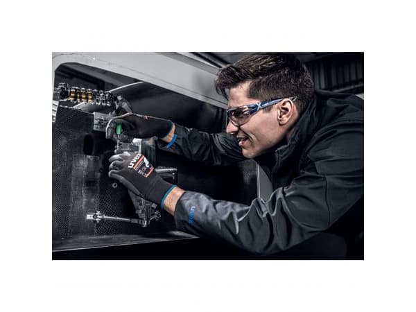 Uvex 60038, Verkstedhansker, Sort, Voksen, Voksen, Unisex, Beskyttelse mot elektrostatisk utladning (ESD)