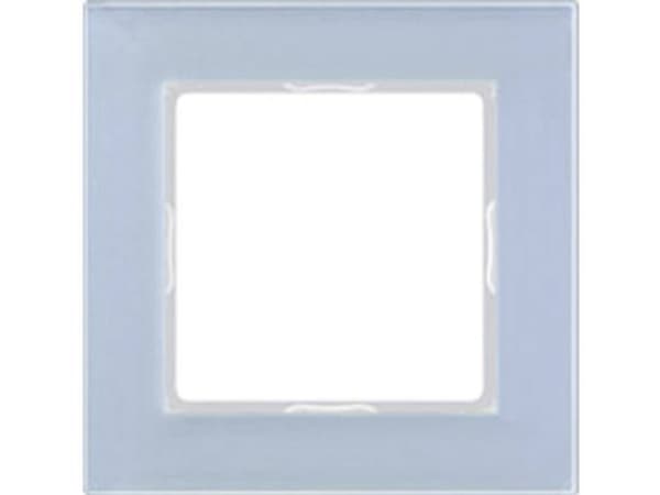 JUNG AC 581 GL BLGR, blå, Grå, Glas, 84 mm, 84 mm