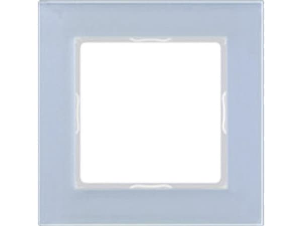 JUNG AC 581 GL BLGR, blå, Grå, Glas, 84 mm, 84 mm