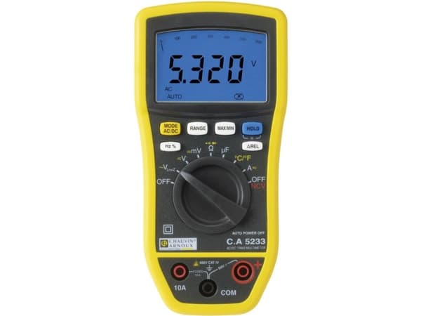 Chauvin Arnoux P01196733 Hånd-multimeter digital CAT IV 600 V, CAT III 600 V Visning (counts): 6000