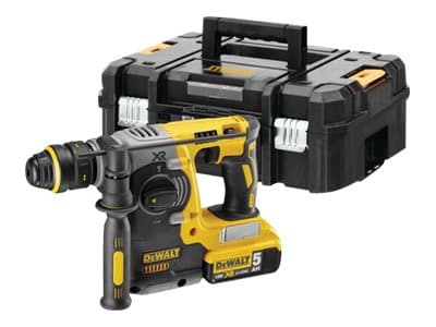 DeWALT DCH274P2T-QW - Vasaraporakone - akkuporakone - avaimeton porapatruuna - 2,1 Joule - 2 akkua - 18 V