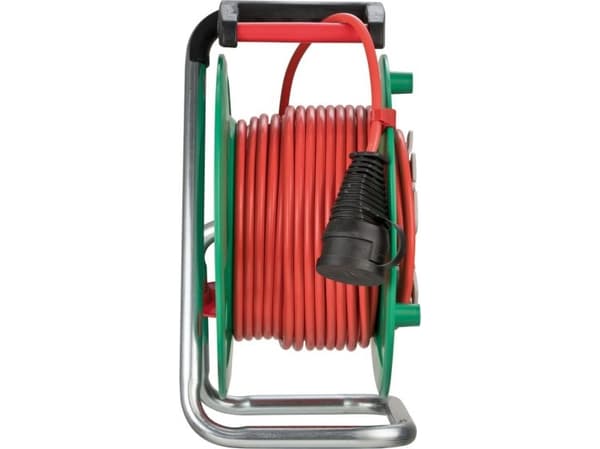 Brennenstuhl 1098560001, 38 m, 1 AC-utgångar, Utomhus, IP44, Plast, Grön, Orange
