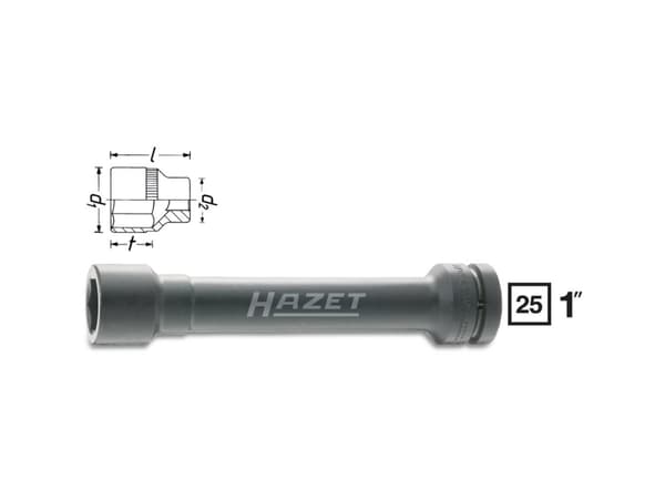 Hazet 1104S-32 Kuusikulmainen pistorasia Tehopistorasia 32 mm 1 (25 mm)