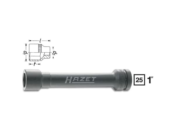 Hazet 1104S-32 Kuusikulmainen pistorasia Tehopistorasia 32 mm 1 (25 mm)