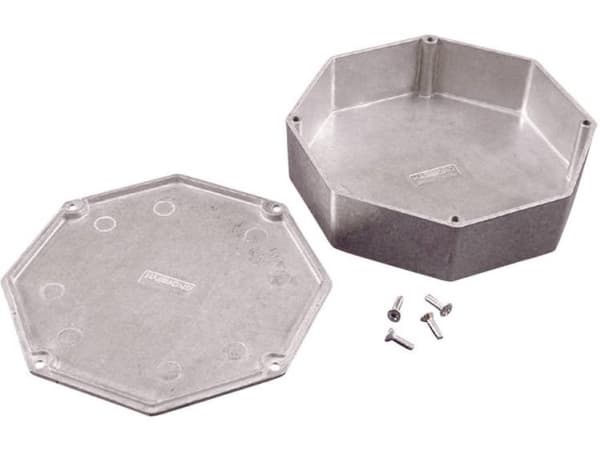 Hammond Electronics 1590STPCGR Yleiskaappi 132,78 x 132,78 x 39,2 Valettu alumiini Vihreä 1 kpl