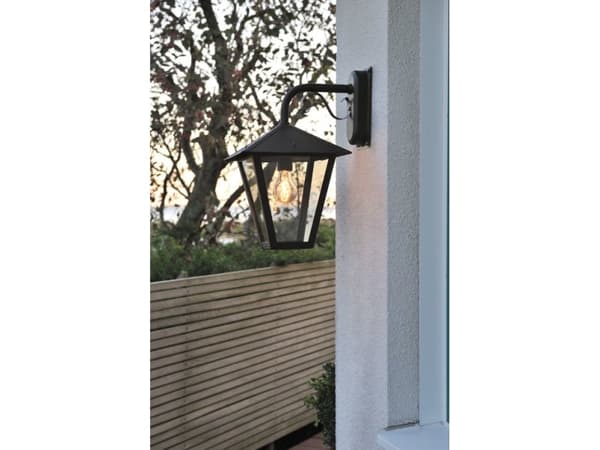 Konstsmide 435-750, Svart, Gjuten aluminium, IP23, E27, 1 lampor, AC