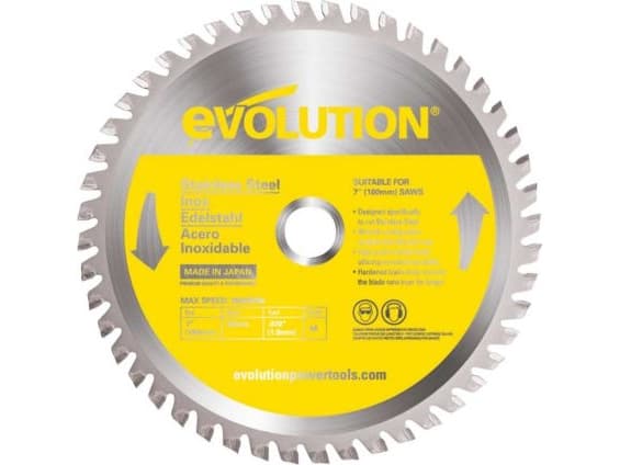 Evolution TCT gaffelsåg för kapning av rostfritt stål 180mm 48z (EVO-180-48-SN)