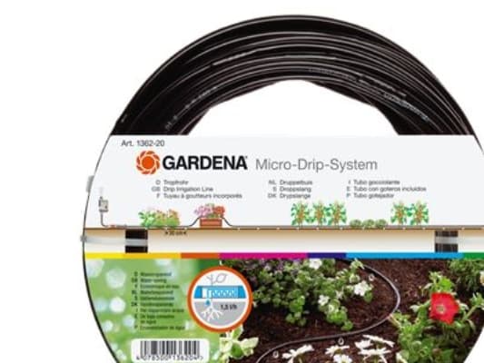 Gardena 1362-20, 15 m, Maanpinnan yläpuolella, Musta