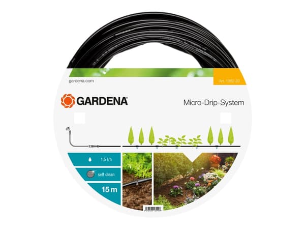 Gardena 1362-20, 15 m, Maanpinnan yläpuolella, Musta