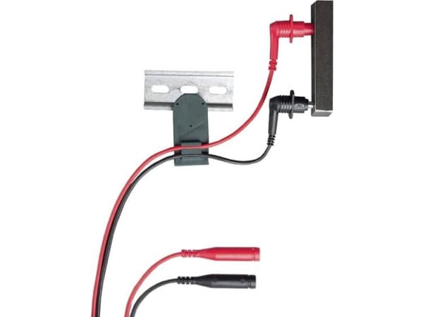 Gossen Metrawatt turvatestausjohtosarja [testipistoke - pistorasia 4 mm] musta, punainen Z502Z (Z502Z) (Z502Z)