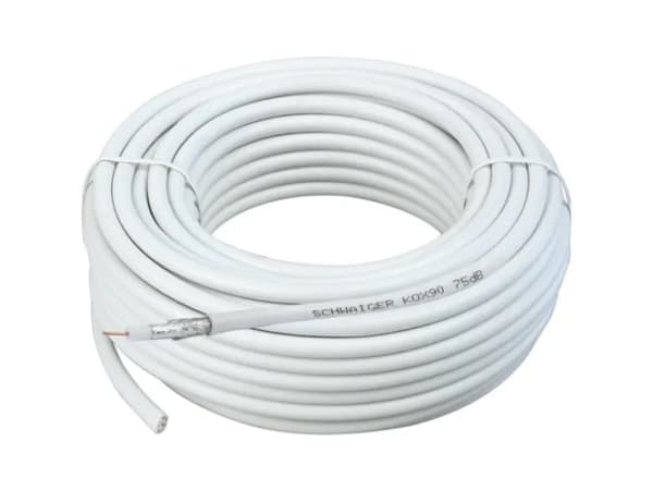 Schwaiger Kabel / Adapter, 50 m, Vit
