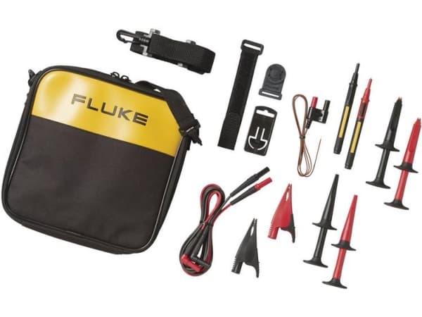 Fluke TLK289, Testausjohdin, -anturi ja klipsisarja, Musta, Punainen