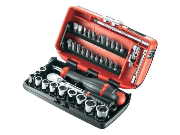 Facom Topnøglesæt Tommer 1/4 (6,3 mm) 38 dele RL.NANO-U1