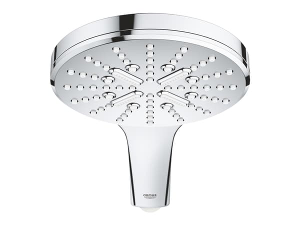 GROHE Rainshower Smartactive 130, Kädessä pidettävä suihkupää, Kromi, Seinä, 13 cm