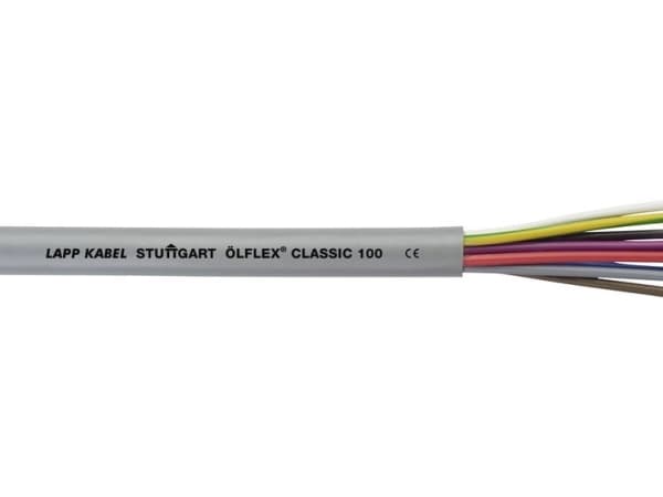 Lapp ÖLFLEX CLASSIC 100, Högspänningskabel, Grå, Polyvinylklorid (PVC), Koppar, 2.5 mm ², 96 kg/km