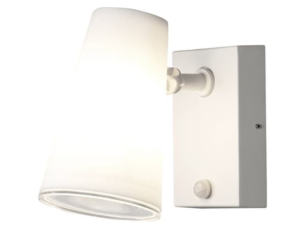 Konstsmide Fano 7873-250 Udendørs vægbelysning med bevægelsessensor LED (RGB) E27 25 W Hvid