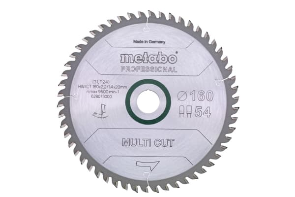 Metabo 628000000, Gjuten aluminium, mässing, Spånskiva, Koppar, Hårt träslag, Laminerad panel, MDF, Plast, Plywood, 15 cm, 2 cm, 1,6 mm, 2,4 mm, Ks 0