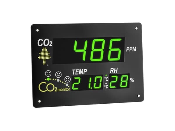 TFA-Dostmann AIRCO2NTROL OBSERVER, Karbonmonoksid (CO), Sort, Plast, LED, AC, 100-240 V Sort