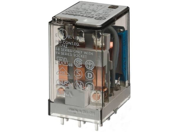 Finder 55.13.8.230.0000 Stikrelæ 230 V/AC 10 A 3 x omskifter 1 stk