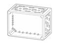 Miniatyrbild 3 av 3: Eaton U-CI43E 64896 Kabinet-underdel 120 x 375 x 250 Grå 1 stk