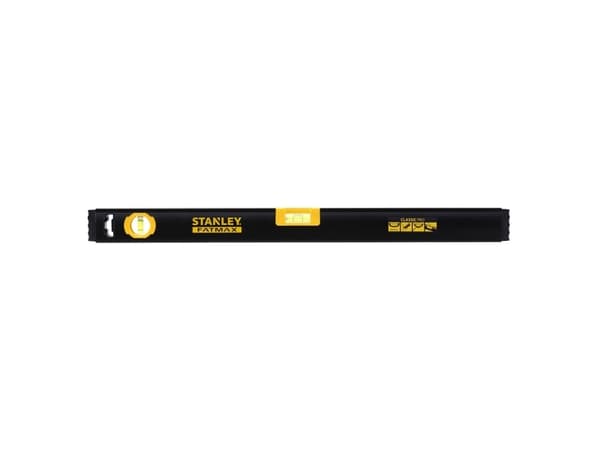 Stanley Fatmax Classic Pro, Vattenpass, 0,6 m, Svart, Gul, 0,5 mm/m, Gjuten aluminium
