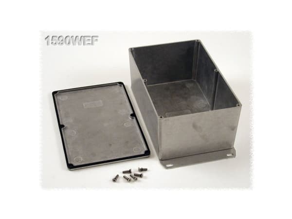 Hammond Electronics 1590WEF Universal-kaappi 187,5 x 119,5 x 82 Alumiini Luonnollinen 1 kpl