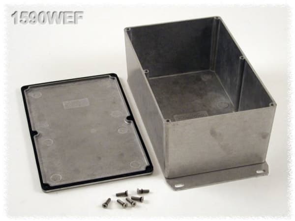 Hammond Electronics 1590WEF Universal-kaappi 187,5 x 119,5 x 82 Alumiini Luonnollinen 1 kpl