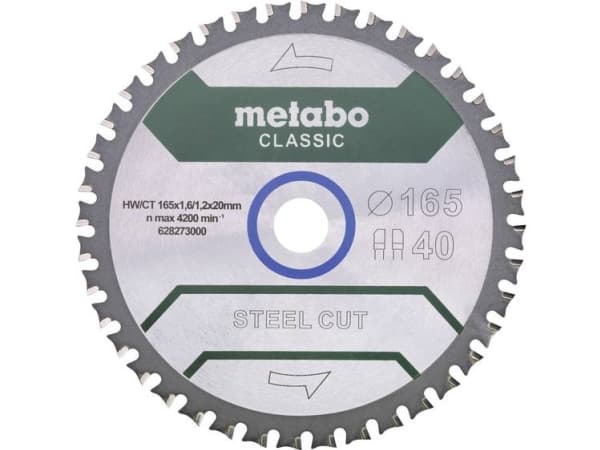 Metabo 628273000, Metall, 16,5 cm, 2 cm, 1,2 mm, 1,6 mm, Metabo
