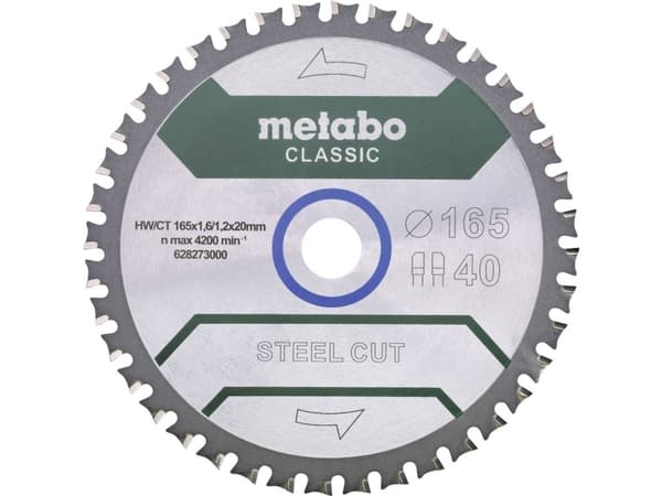 Metabo 628273000, Metall, 16,5 cm, 2 cm, 1,2 mm, 1,6 mm, Metabo