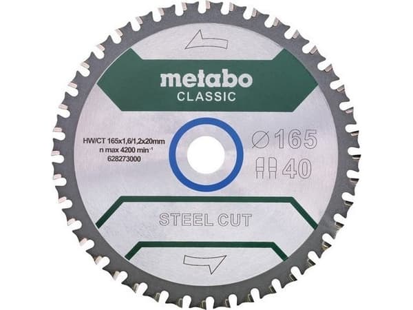 Metabo 628273000, Metall, 16,5 cm, 2 cm, 1,2 mm, 1,6 mm, Metabo