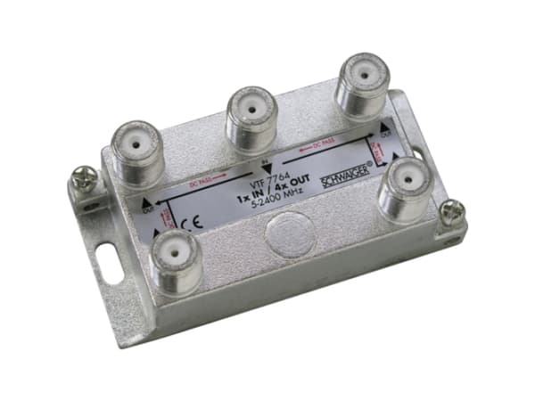 Schwaiger VTF7764 531, Kabelkniv, 5 - 2400 MHz, Silver, Metall, 1 styck, 70 mm
