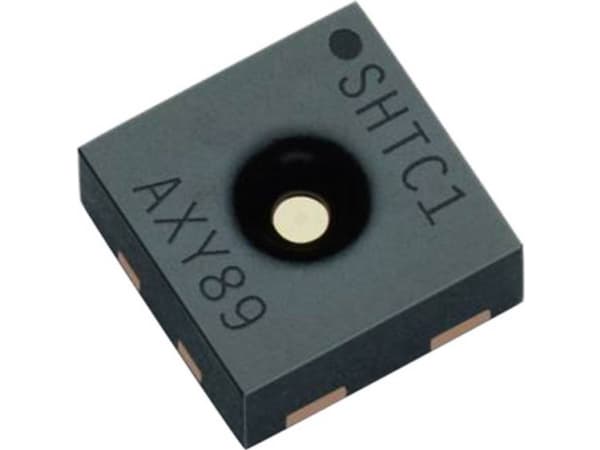 Sensirion Fugtsensor 1 stk SHTC1 måleområde: 0, -30 - 100, +100 % rF, °C (L x B x H) 2 x 2 x 0.75 mm