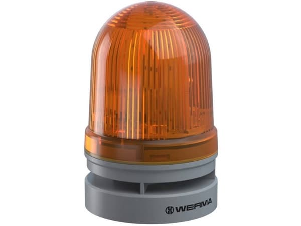 Werma 461.310.70, Keltainen, 50000 h, Polykarbonaatti (PC), -30 - 60 °C, IP66, 12 - 24 V