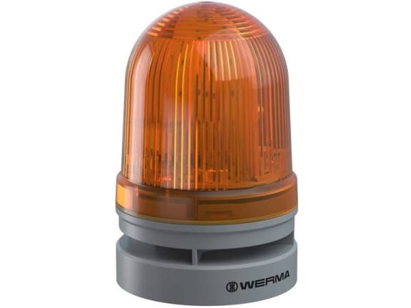 Werma 461.310.70, Keltainen, 50000 h, Polykarbonaatti (PC), -30 - 60 °C, IP66, 12 - 24 V