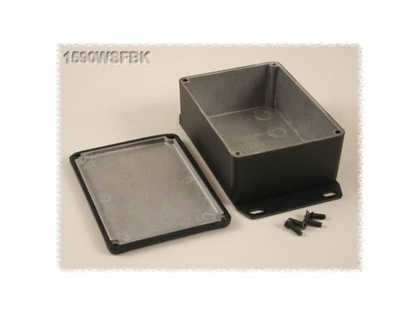 Hammond Electronics 1590WSFBK Yleiskaappi 110,5 x 81,5 x 44 Alumiini Musta 1 kpl