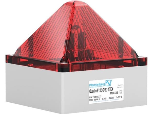 Pfannenberg Salamalamppu QUADRO F12 -3G/3D 24 DC RD Punainen 24 V/DC