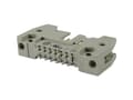 Miniatyrbild 5 av 5: Harting 09 18 516 6914, PCB 16-Pin M, Grå, Termoplastisk harts, Kopparlegering, 20 mO, 1000 V