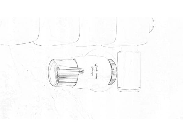 Varioterm radiator Integra All In One, høyre grafittstruktur, med PEX-koblinger