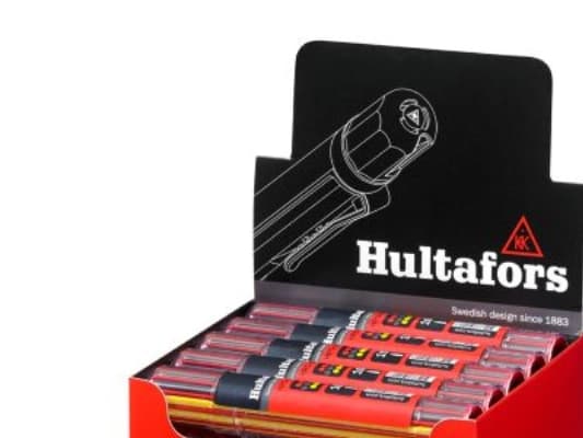 Dybhulsmarkør dry refill - Pakke m/4 grafitstifter & 6 kridt (rød+gul) Hultafors 650120