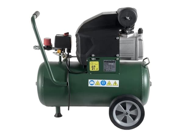 Metabo BASIC 250-24 W - Luftkompressor - 1500 W - oljesmurt - 200 l/min - 24 liter - 110 l/min