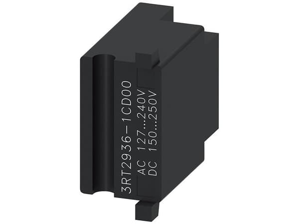 Siemens 3RT2936-1CD00 Ylijännitesuoja RC LED:llä Musta 1 kpl