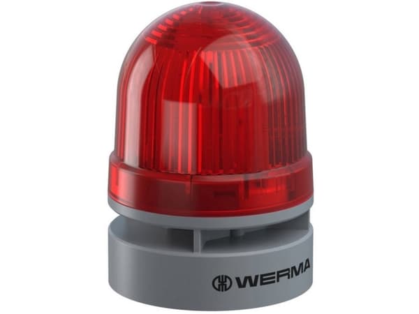 Werma 460.110.75, Punainen, 50000 h, Polykarbonaatti (PC), -30 - 60 °C, IP66, 24 V