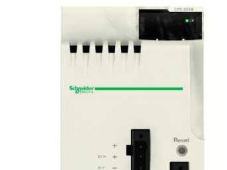 SCHNEIDER ELECTRIC Modicon M340 modul. Strømforsyning. 24 volt DC, 16,8 watt. Leveres med aftagelige klemmer