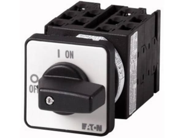 Eaton T0-5-15139/E, Toggle switch, 2P, Svart, Vit, IP65, 48 mm, 119 mm