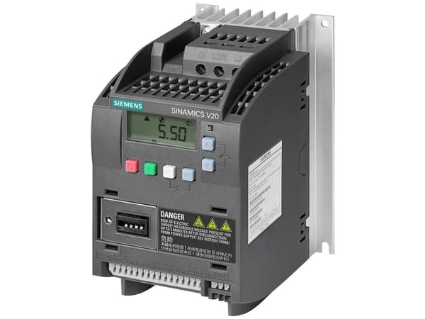 Siemens 6SL3210-5BE17-5UV0, Svart, IP20, 380 - 480 V, 90 mm, 146 mm, 150 mm