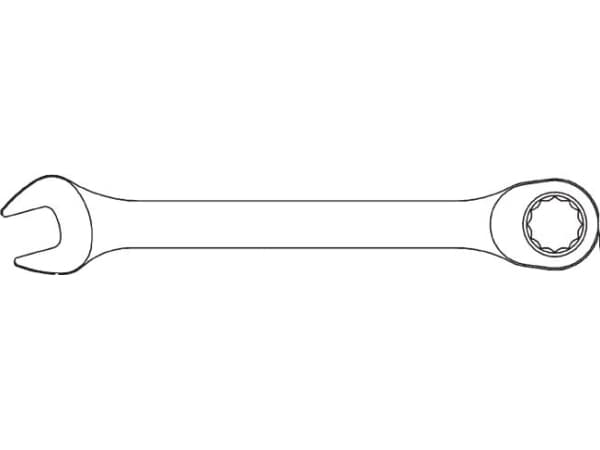 Teng Tools Ratchet Kombinøkkel 17 mm (162681001)
