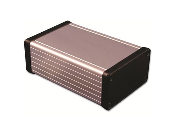 Hammond Electronics 1455K1202 Profil-kabinet 120 x 78 x 43 Aluminium Aluminium 1 stk