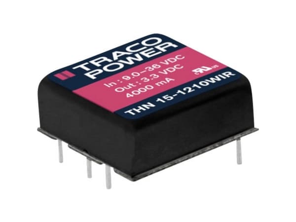 Traco Power THN 15-4822WIR, 25,4 mm, 9,9 mm, 25,4 mm, 16,5 g, 15 W, 18-75 V