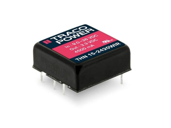 Traco Power THN 15-4822WIR, 25,4 mm, 9,9 mm, 25,4 mm, 16,5 g, 15 W, 18-75 V